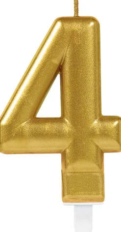 NUMEROKYNTTILÄ 5 KULLANVÄRINEN