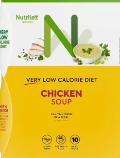 NUTRILETT VLCD CHICKEN SOUP RUOKAVALIONKORVIKE 10 KPL 350 G