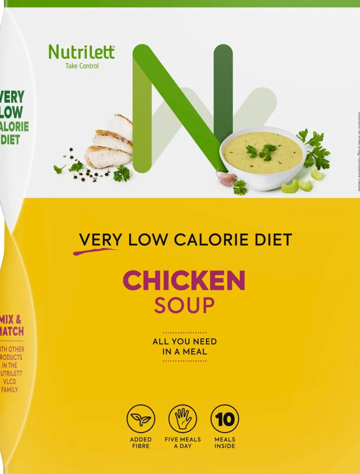 NUTRILETT VLCD CHICKEN SOUP RUOKAVALIONKORVIKE 10 KPL 350 G