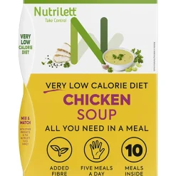 NUTRILETT VLCD CHICKEN SOUP RUOKAVALIONKORVIKE 10 KPL 350 G