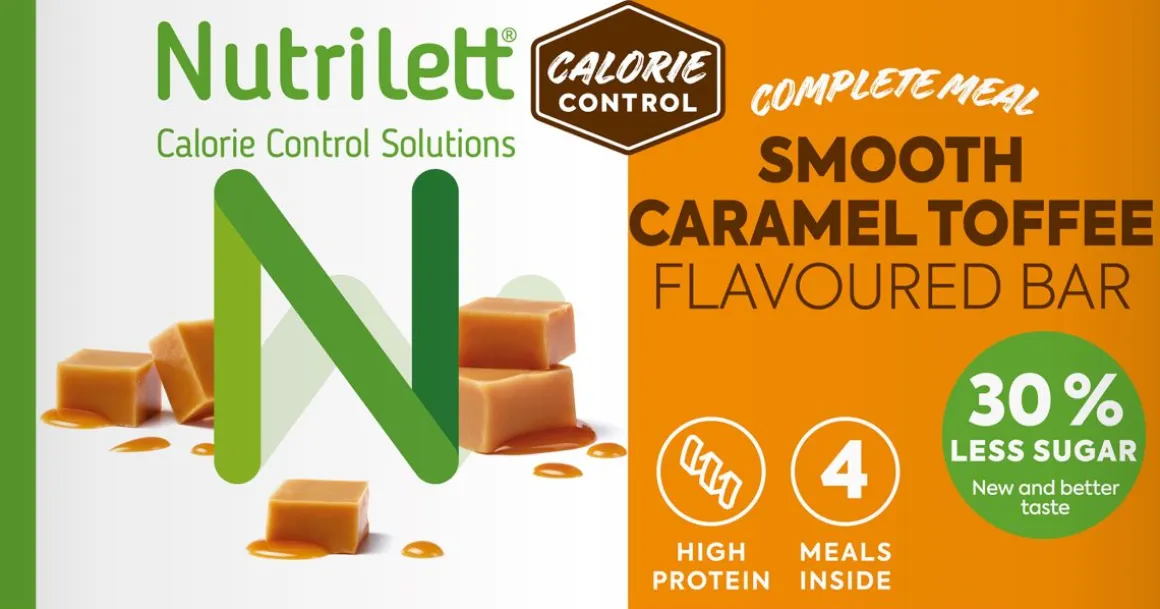 NUTRILETT ATERIANK. SMOOTH CARAMEL 57G 4-PACK 228 G