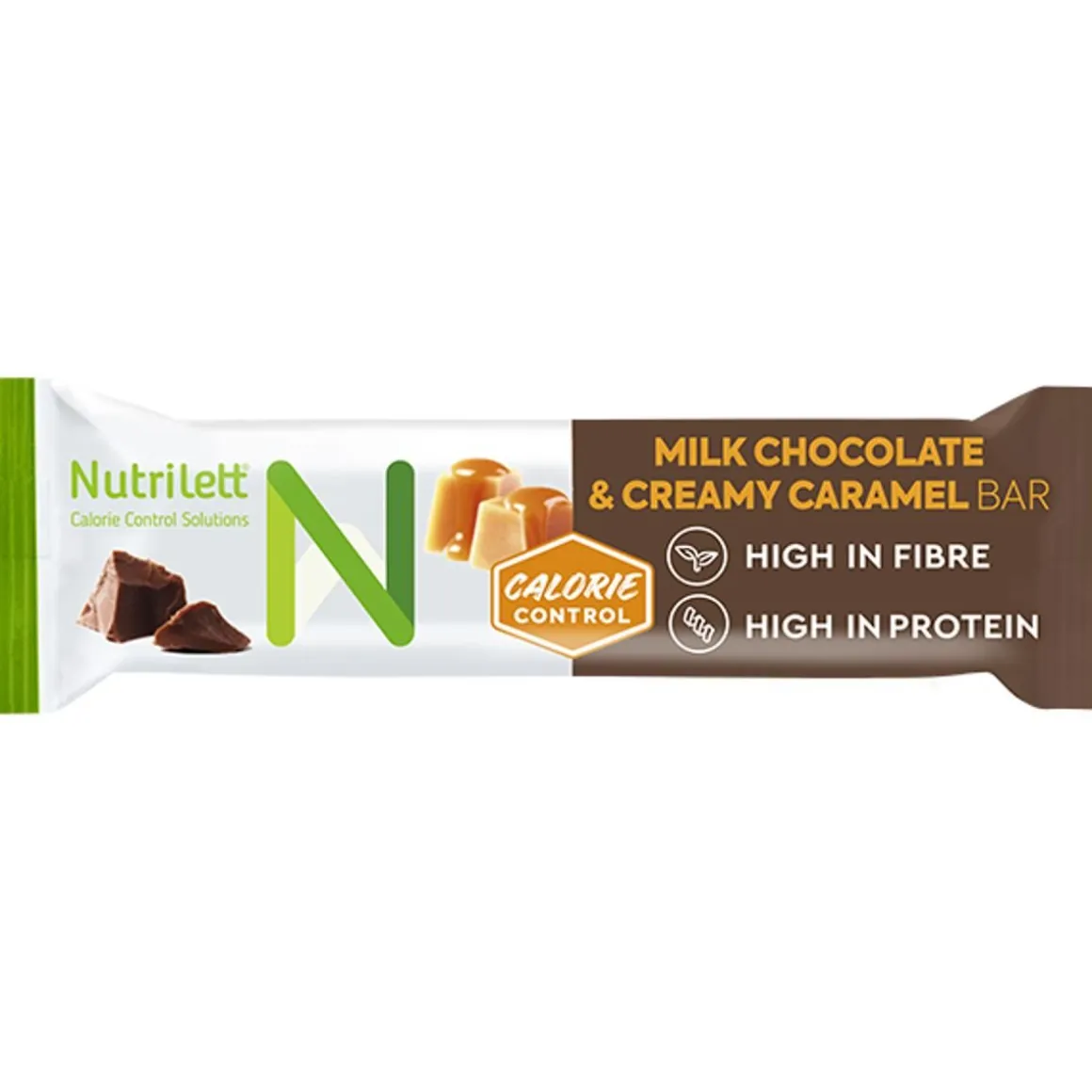 NUTRILETT MILK CHOCOLATE-CREAMY CARAMEL BAR 60 G