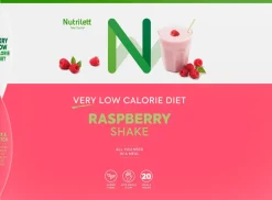 NUTRILETT VLCD RASPBERRY SHAKE RUOKAVALIONKORVIKE 20 KPL 700 G