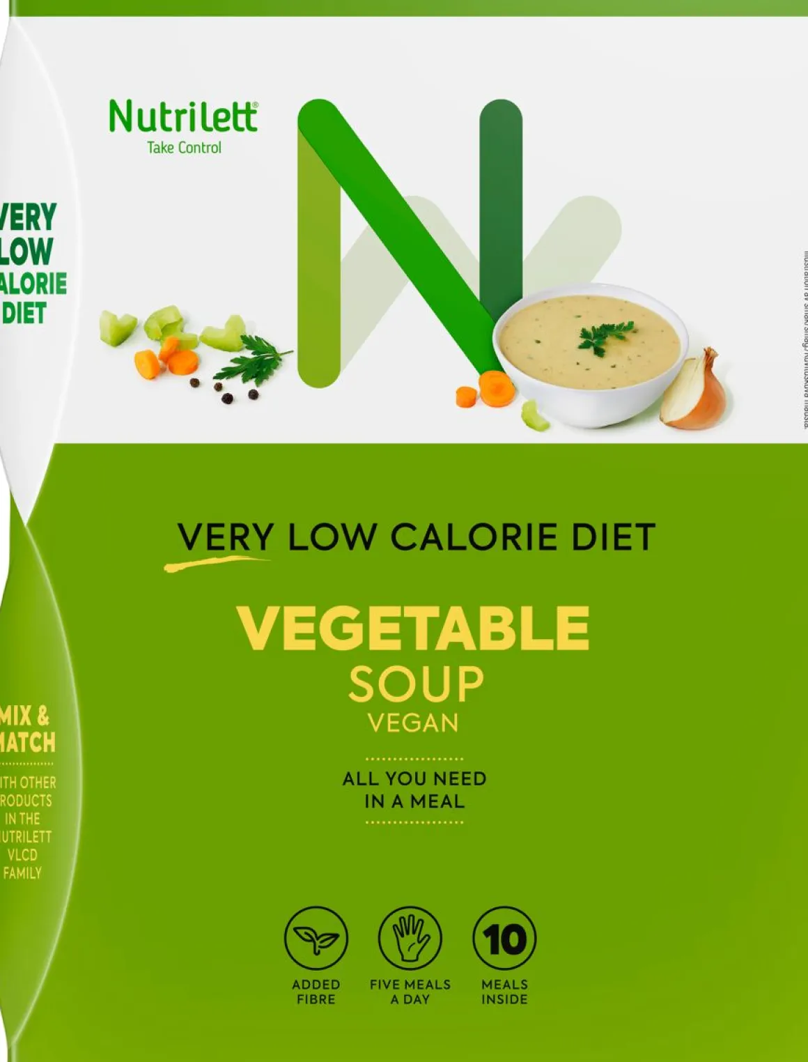 NUTRILETT VLCD VEGETABLE SOUP RUOKAVALIONKORVIKE 10 KPL 350 G