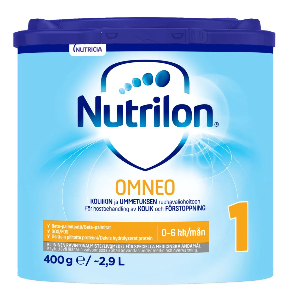 NUTRILON OMNEO 1 ÄIDINMAIDONKORVIKEJAUHE 0KK 400 G