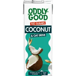 ODDLYGOOD KOOKOS-KAURAJUOMA NO SUGARS UHT 1L
