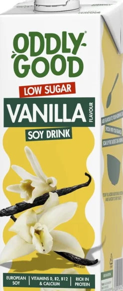 ODDLYGOOD SOIJAJUOMA VANILJA VÄHÄSOKERINEN 1L