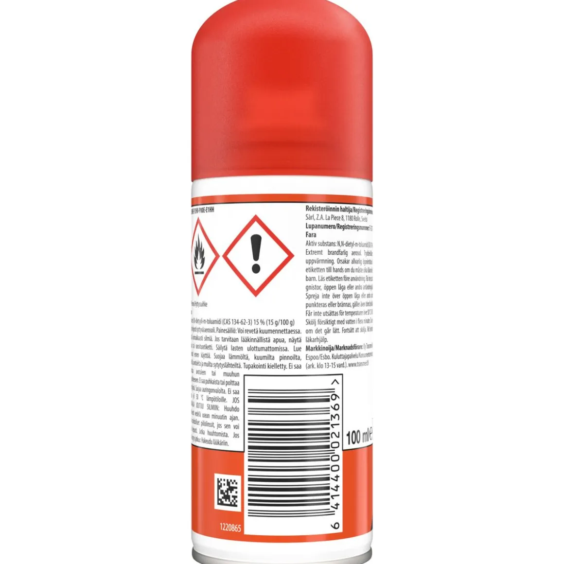 OFF! PEHMEÄ HYTTYSSUIHKE 100ML 100 ML