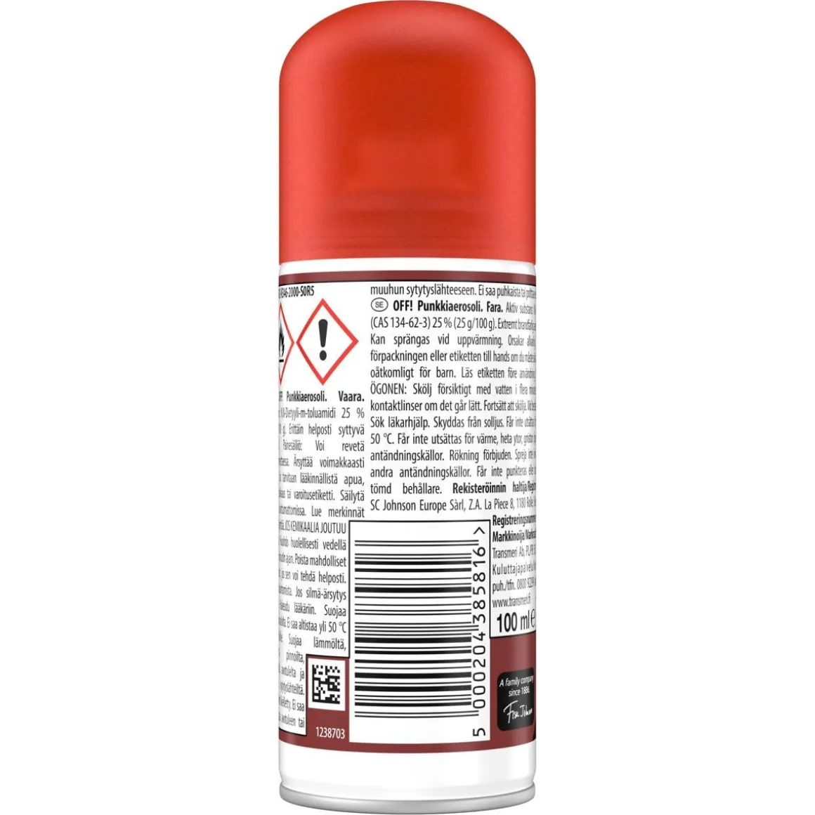 OFF! PUNKKI AEROSOLI 100 ML