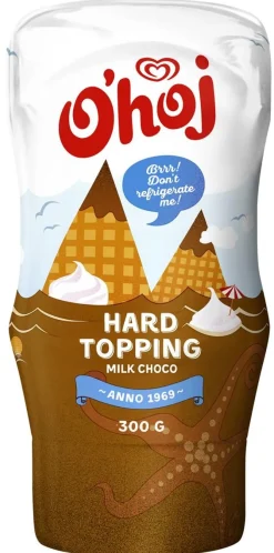 O'HOJ MAITOSUKLAAKASTIKE HARD TOPPING 300 G