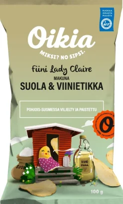 OIKIA FIINI LADY SUOLA- VIINIETIKKA PERUNALASTU 100 G