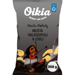 OIKIA PERUNALASTU MUSTA MELODY MUSTA VALKOSIPULI&CHILI 250 G