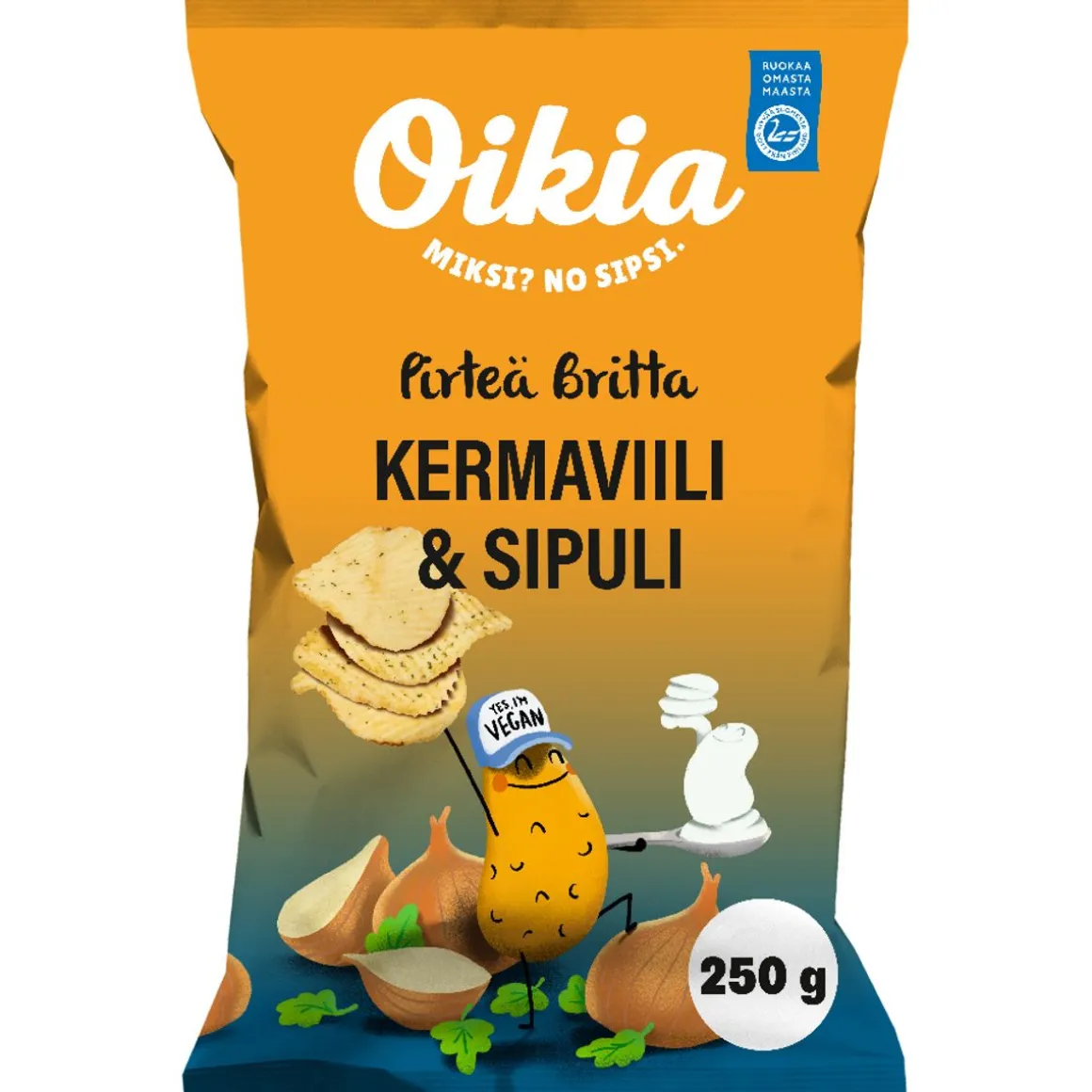 OIKIA PERUNALASTU PIRTEÄ BRITTA KERMAVIILI-SIPULI 250 G