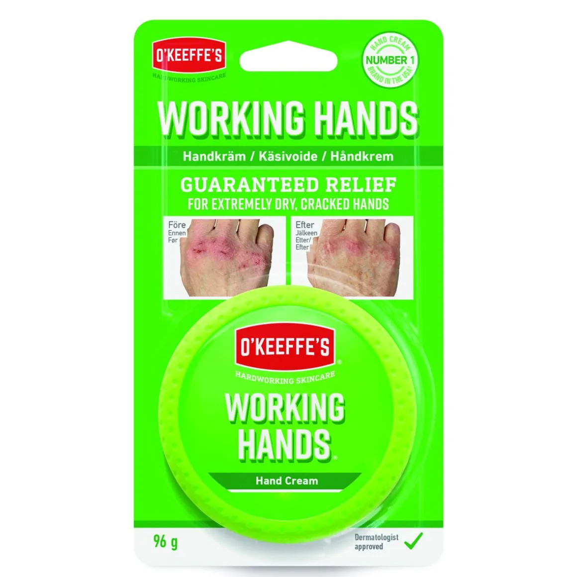 O'KEEFFE'S WORKING HANDS KÄSIVOIDE 96 G