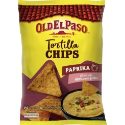 OLD EL PASO TORTILLA CHIPS PAPRIKA 185 G