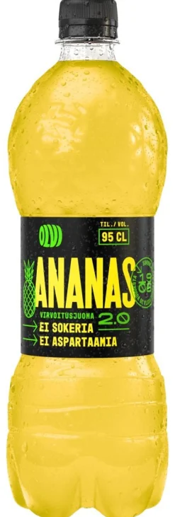 OLVI ANANAS 2.0 SOKERITON KMP 950 ML