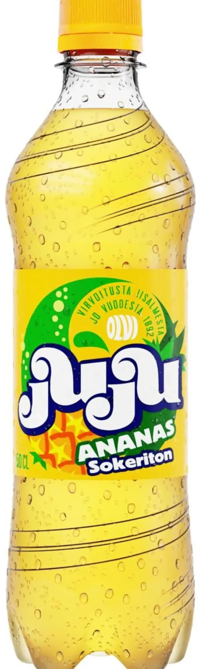 OLVI JUJU ANANAS SOKERITON KMP 500 ML