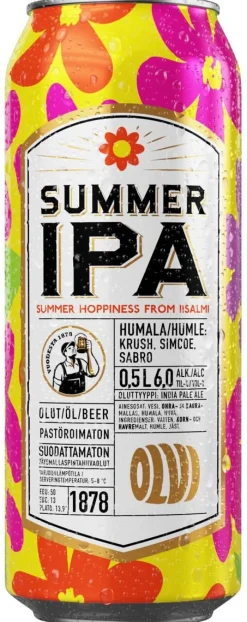OLVI SUMMER IPA 6% TLK  500 ML