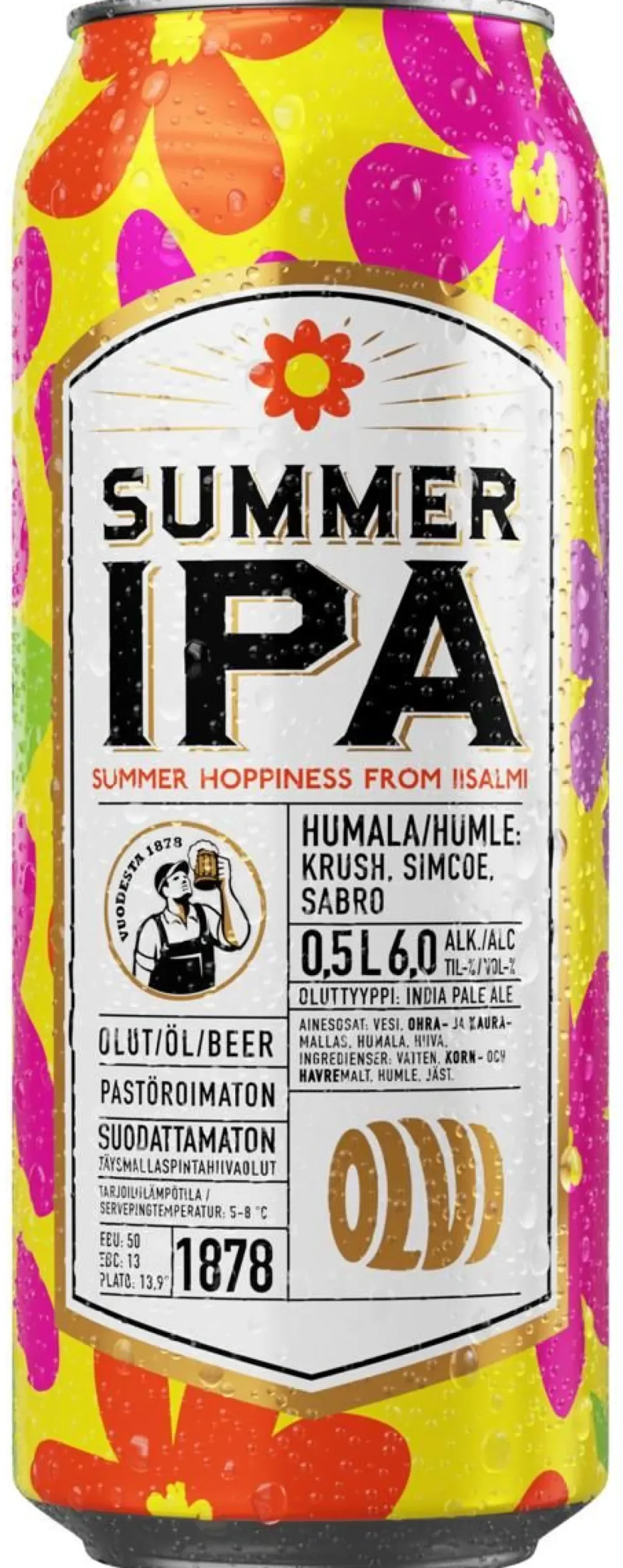 OLVI SUMMER IPA 6% TLK 500 ML