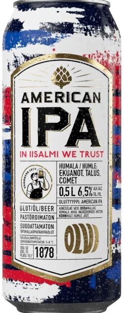 OLVI AMERICAN IPA 6,5% TLK  500 ML
