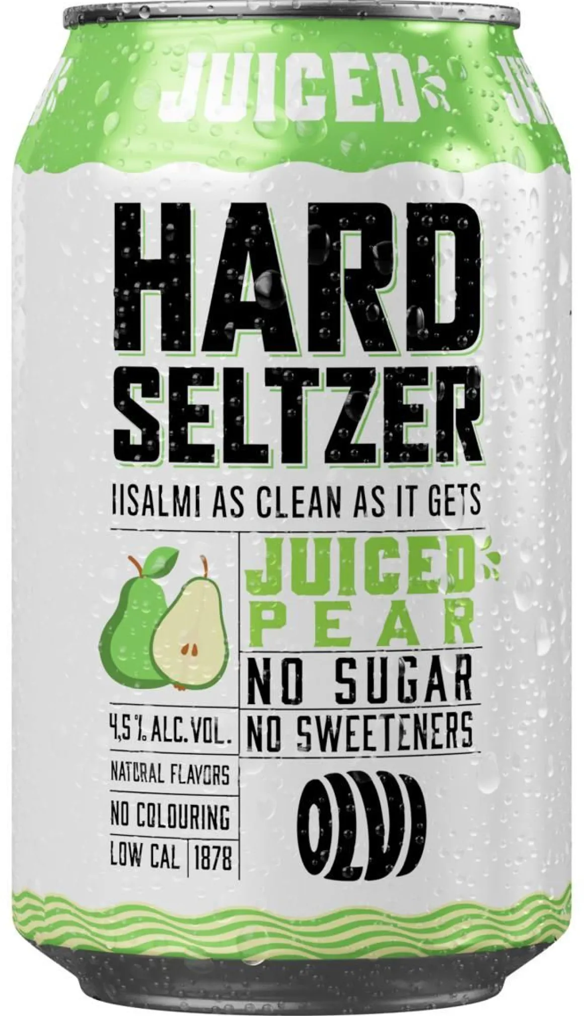 OLVI HARD SELTZER 4,5% JUICED PEAR TLK 330 ML