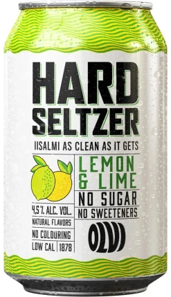 OLVI HARD SELTZER 4,5% SITRUUNA-LIME TLK 330 ML