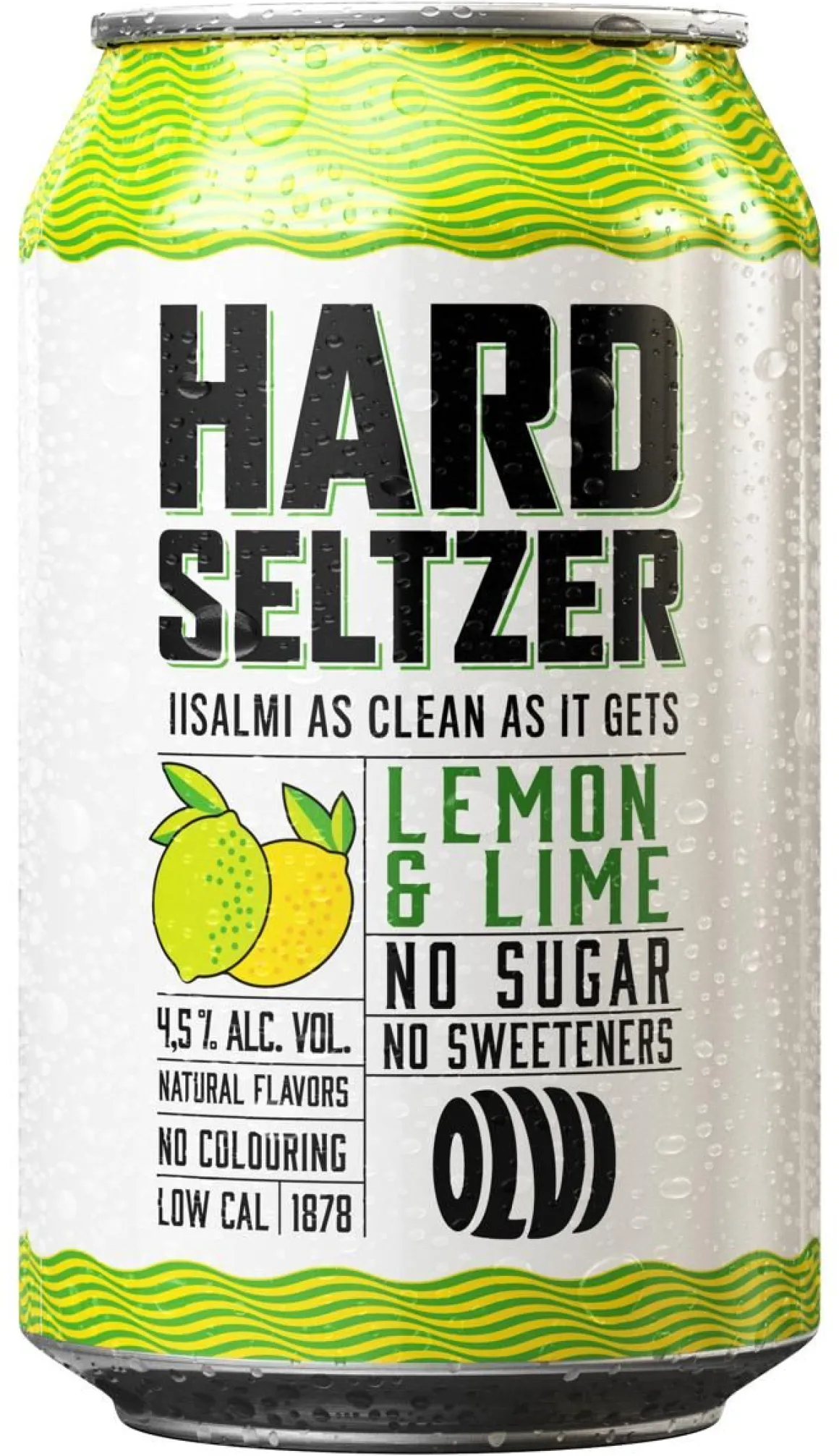 OLVI HARD SELTZER 4,5% SITRUUNA-LIME TLK 330 ML