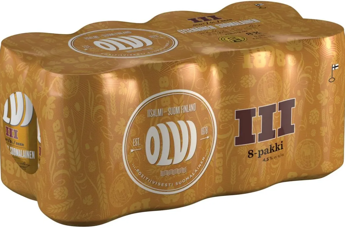 OLVI III 4,5% 0,33 TLK 8-PACK 2,64 L