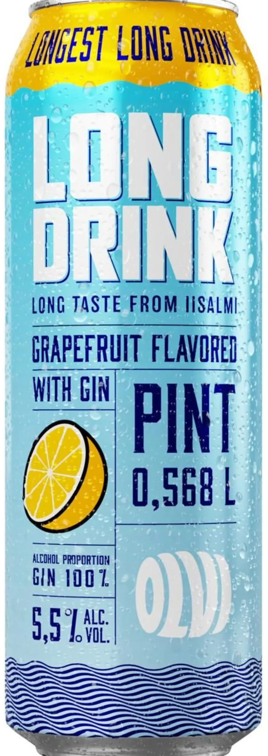 OLVI LONG DRINK 5,5% GRAPEFRUIT TLK 568 ML