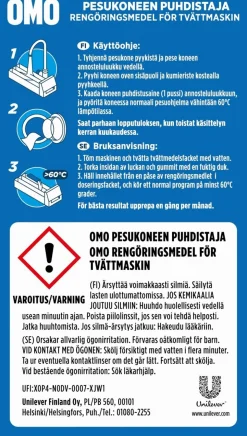 OMO PESUKONEENPUHDISTAJA 3 X 40G 120 G