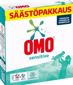 OMO SENSITIVE PYYKINPESUJAUHE 3,72KG 3,72 KG