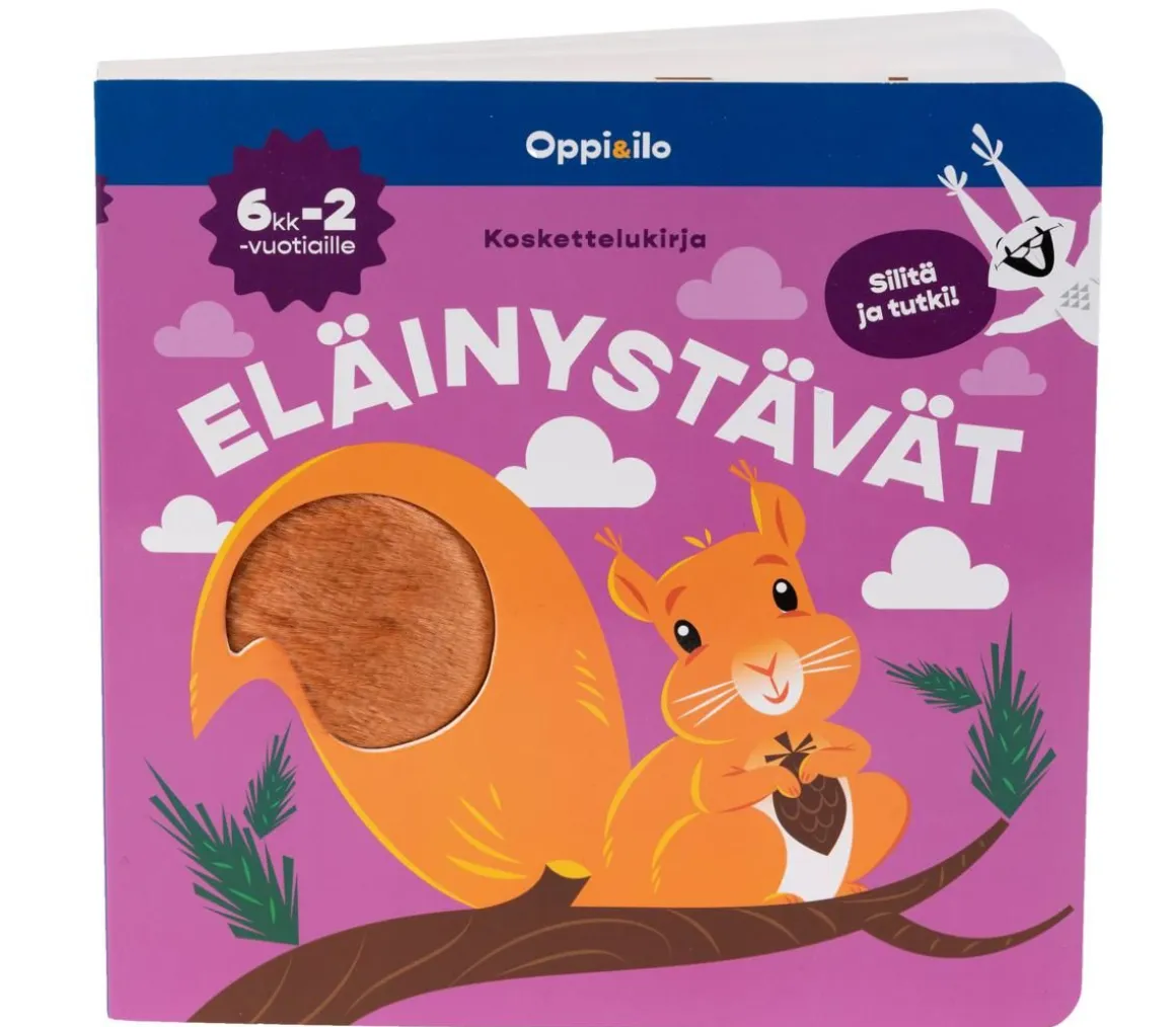 OPPI JA ILO SILITÄ JA TUTKI ELÄINYSTÄVÄT KOSKETTELUKIRJA