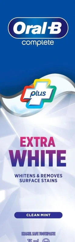 ORAL-B COMPLETE EXTRA WHITE HAMMASTAHNA 75 ML