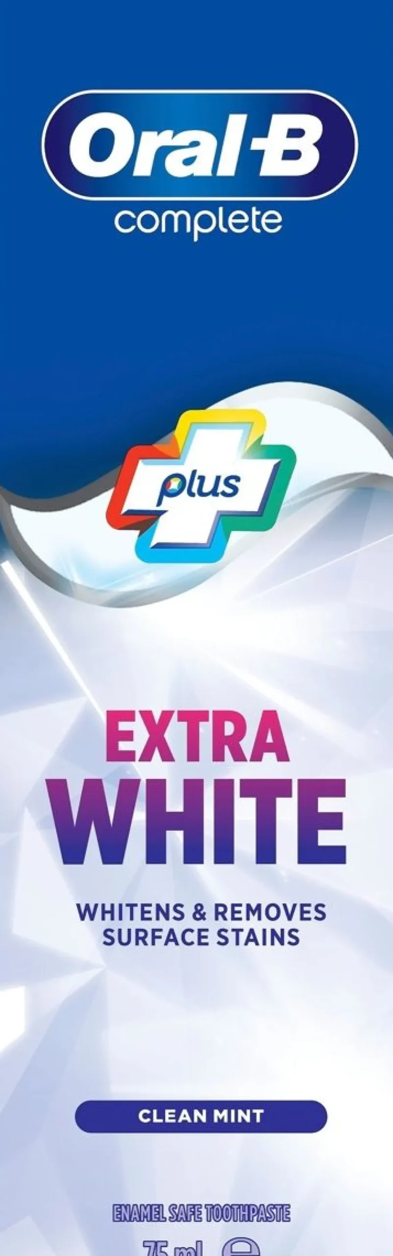 ORAL-B COMPLETE EXTRA WHITE HAMMASTAHNA 75 ML