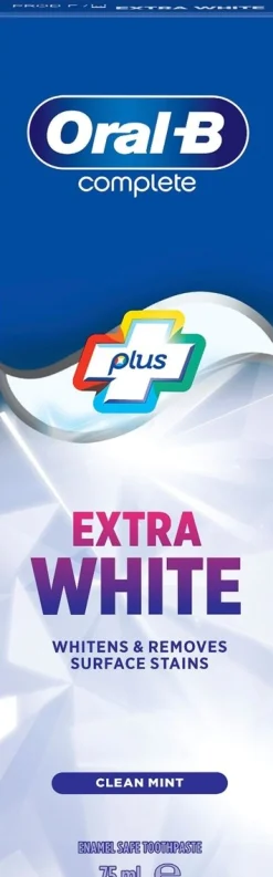 ORAL-B COMPLETE EXTRA WHITE HAMMASTAHNA 75 ML