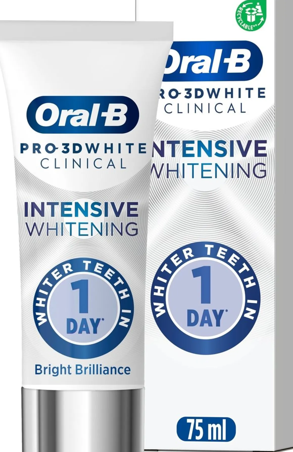 ORAL-B PRO-3DW CLINICAL INTENSIVE WHITENING BRIGHT BRILLIANCE H 75 ML