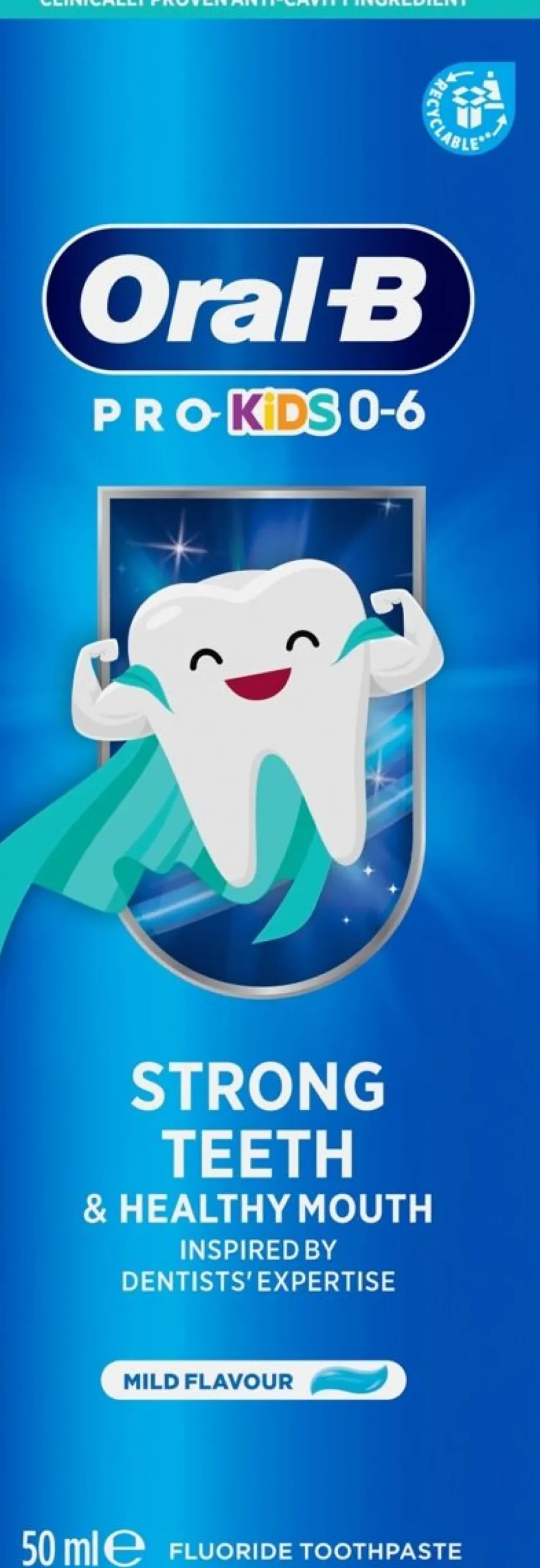 ORAL-B PRO-KIDS 0-6 HAMMASTAHNA 50 ML