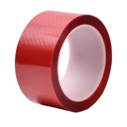 ORANKI HIILIKUITUKUVIOITU VINYYLITEIPPI 50 MM X 5 M PUNAINEN