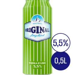 ORIGINAL LONG DRINK 5,5% VODKA-LIME TLK 500 ML