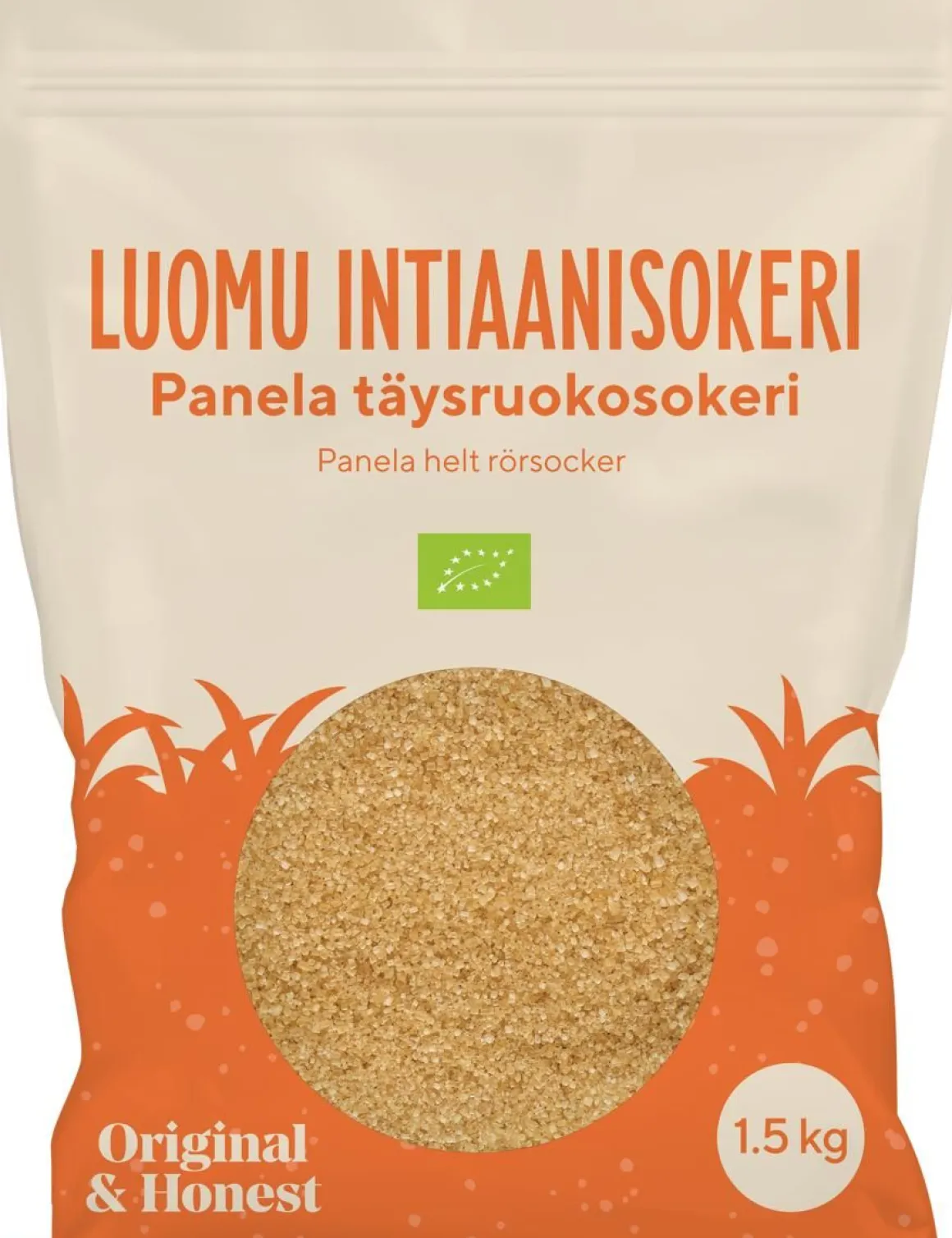 ORIGINAL&HONEST PANELASOKERI (INTIAANISOKERI) LUOMU 1,5 KG