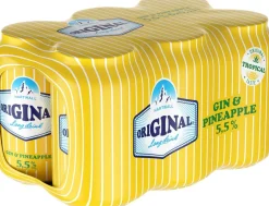 ORIGINAL LONG DRINK 5,5% PINEAPPLE 0,33 TLK 6-PACK 1,98 L