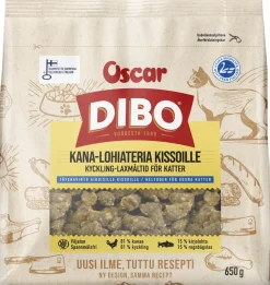 OSCAR DIBO KISSAN TÄYSRAVINTO KANA-LOHIATERIA 65 G