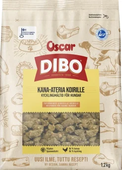 OSCAR DIBO KOIRAN TÄYSRAVINTO KANA-ATERIA VILJATON 1,2 KG