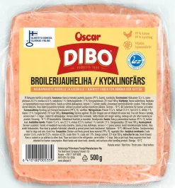 OSCAR DIBO BROILERINJAUHELIHA PAKASTE 500 G