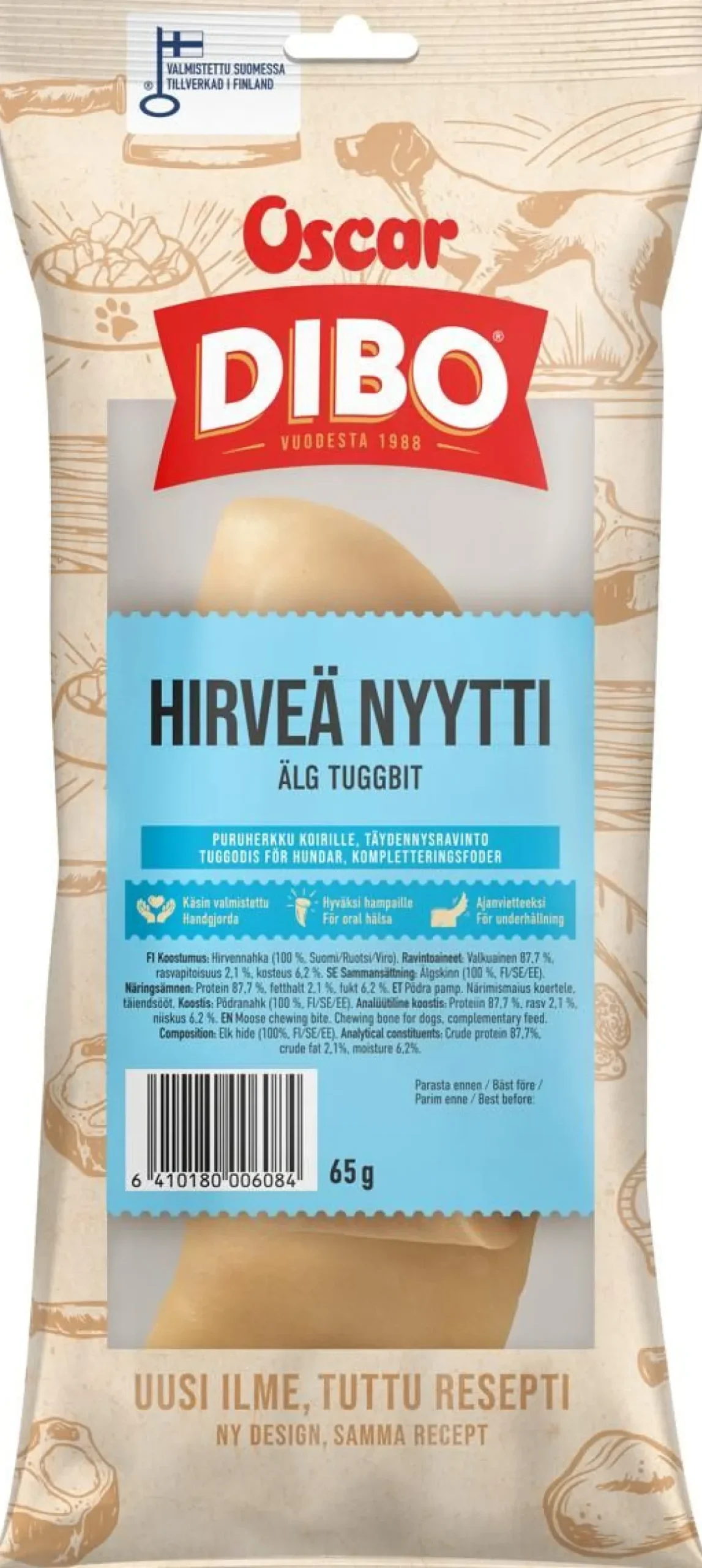 OSCAR DIBO HIRVEÄ NYYTTI PURUHERKKU 2KPL 65 G