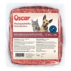 OSCAR NAUDANJAUHELIHA PAKASTE 500 G