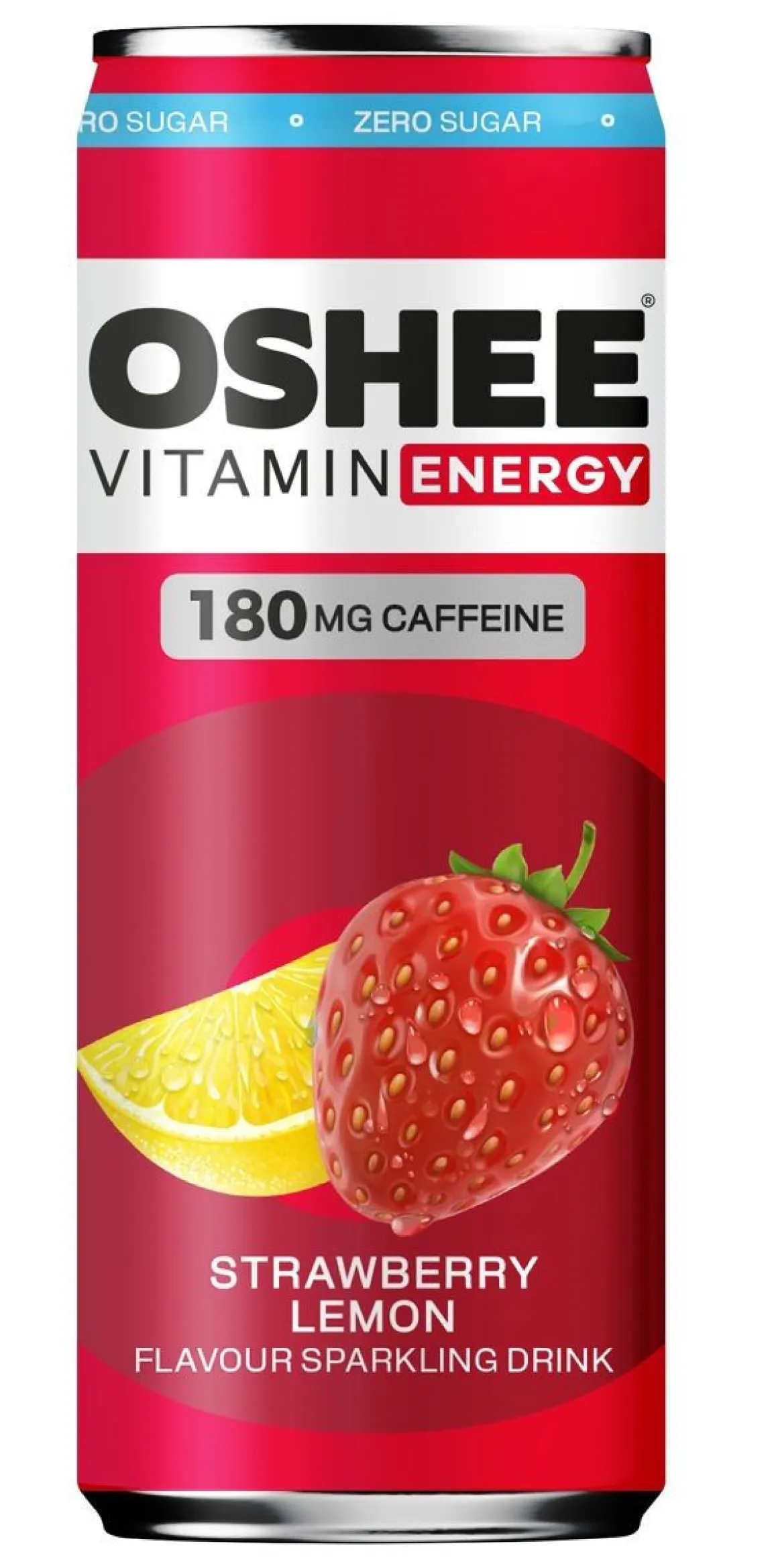OSHEE ENERGY DRINK STRAWBERRY & LEMON TLK 330 ML