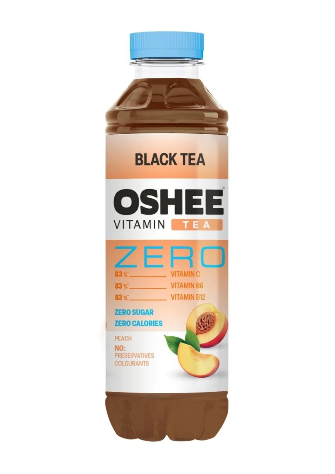 OSHEE VITAMIN TEA ZERO PEACH KMP 555 ML