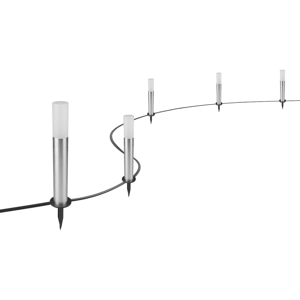OSRAM ENDURA GARDEN POLE MINI 5 LIGHTS SI 8X1
