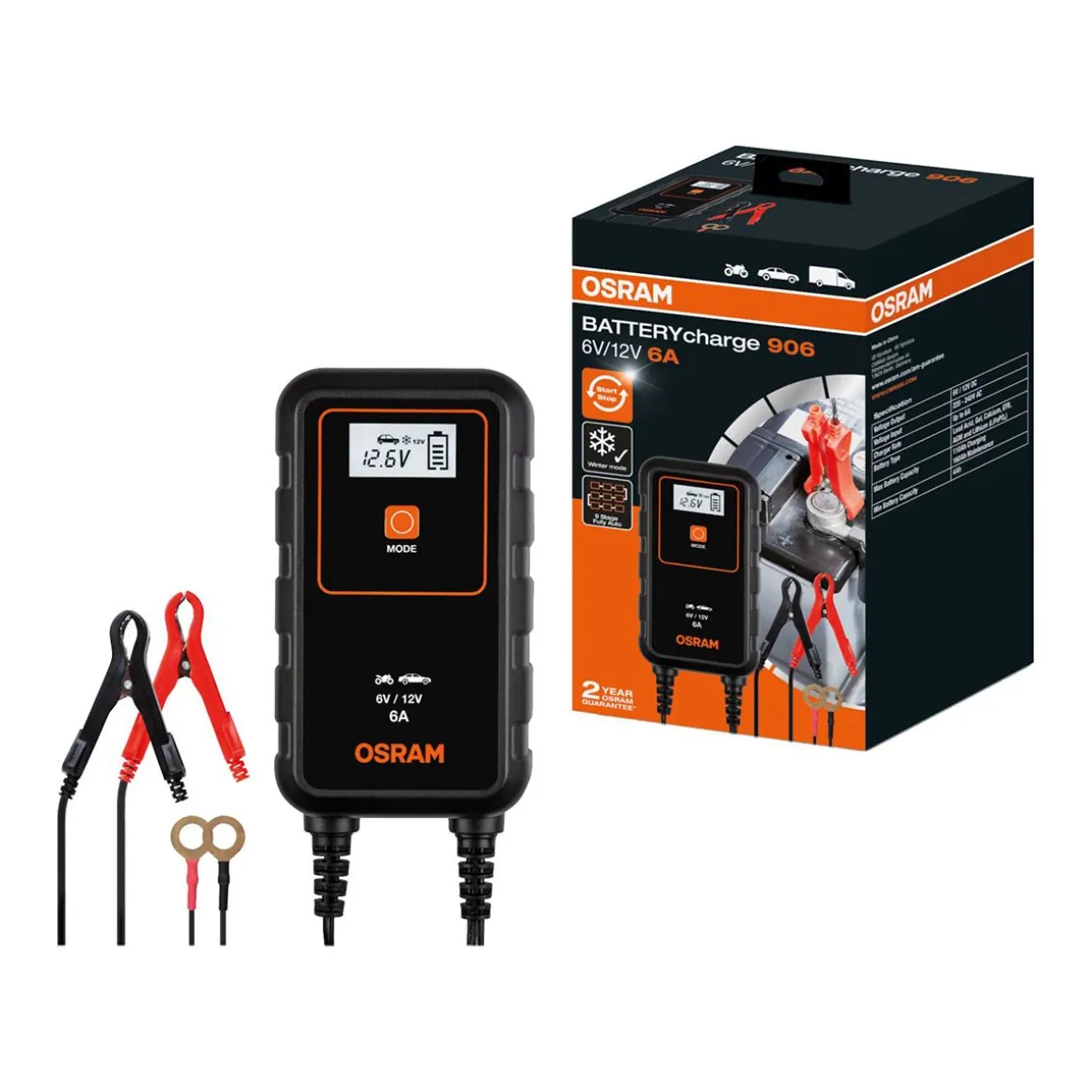OSRAM BATTERYCHARGE AKKULATURI OEBCS906